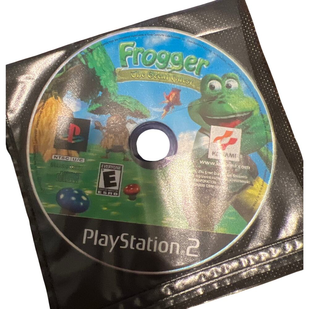 PS2 Frogger The Great Quest 2001 Sony PlayStation 2 Black Label Disk Only